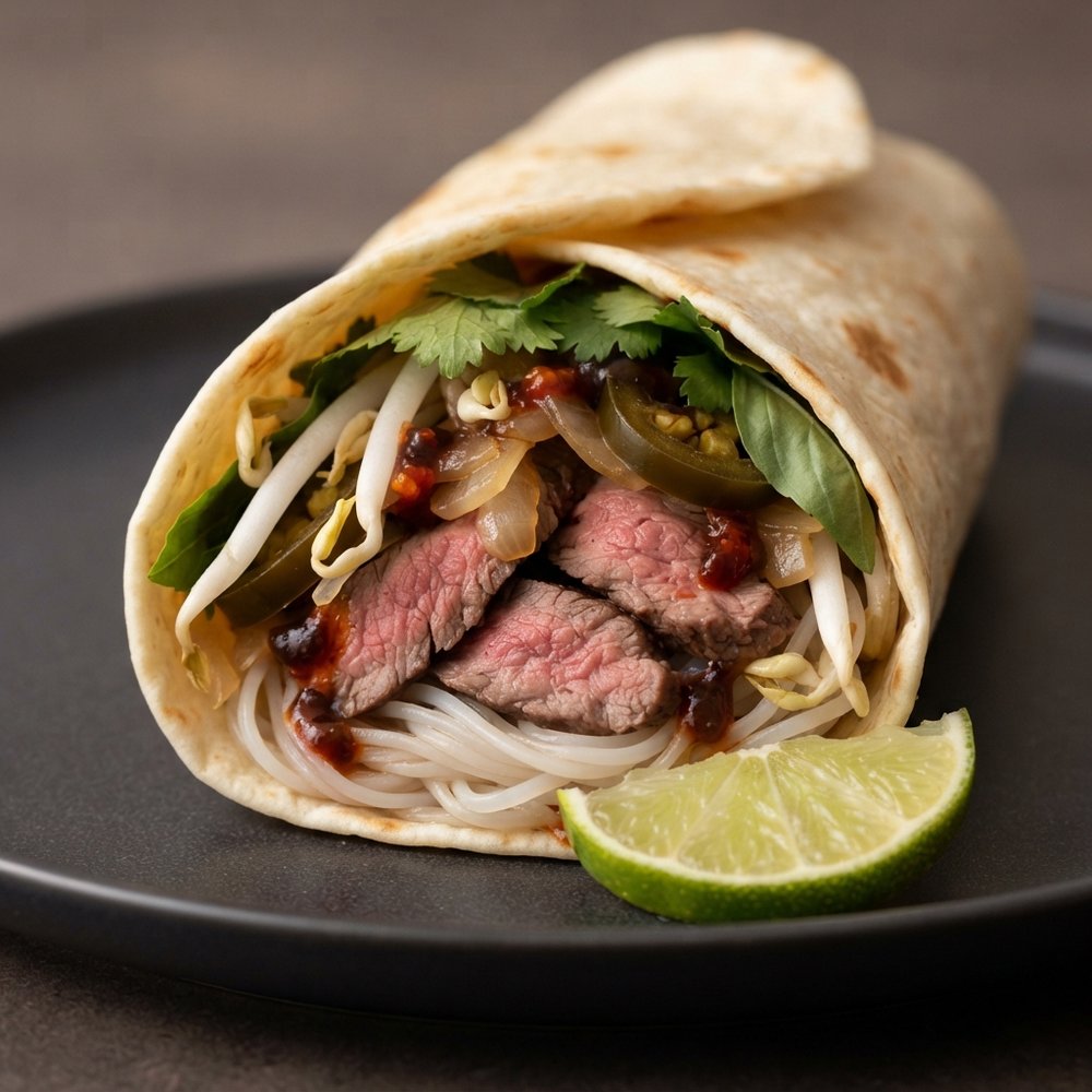 Pho-Burrito Fusion Roll