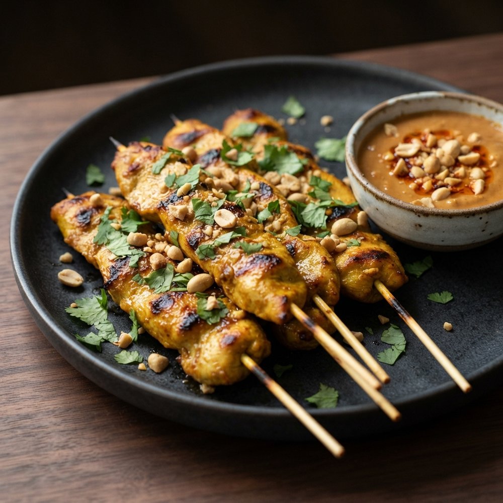 Thai-Style Chicken Satay Skewers