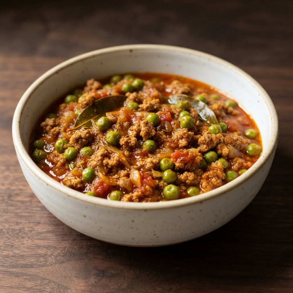 Keema Matar (Ground Beef and Peas Curry)