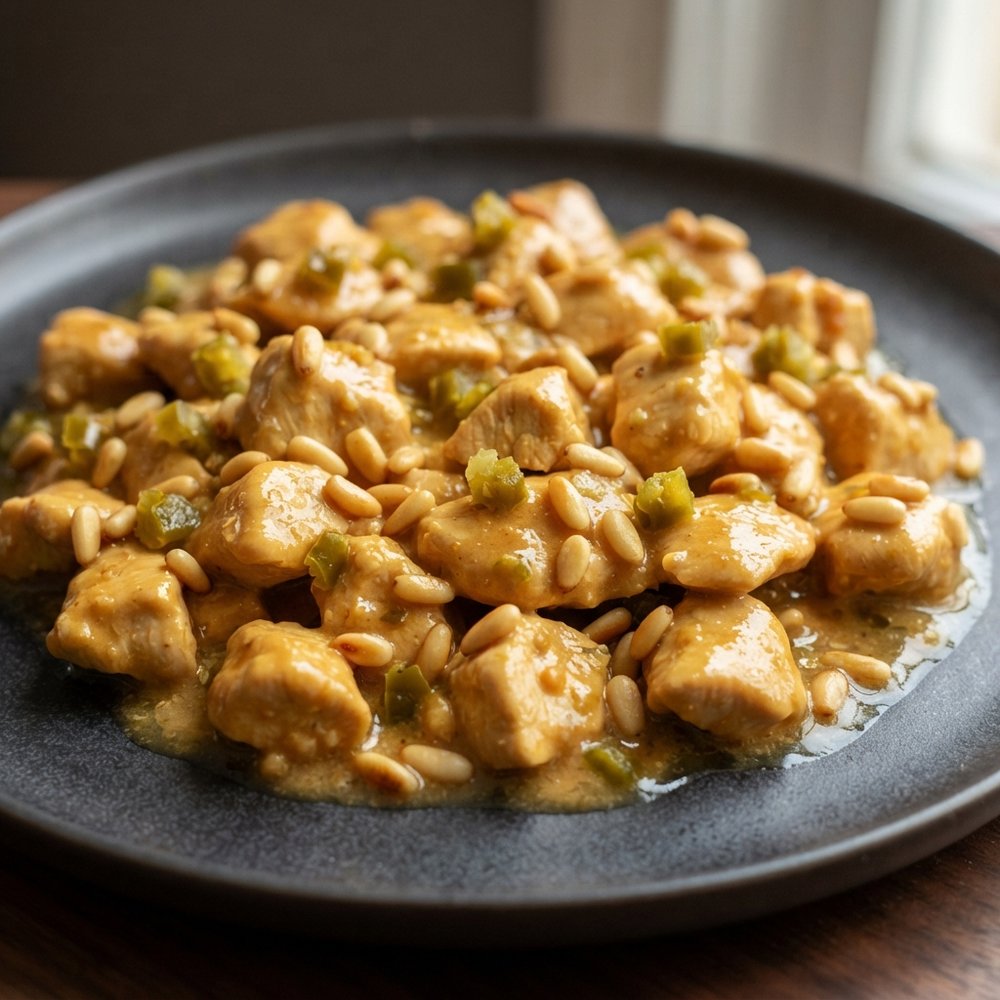 Chicken with Creamy Peanut Sauce