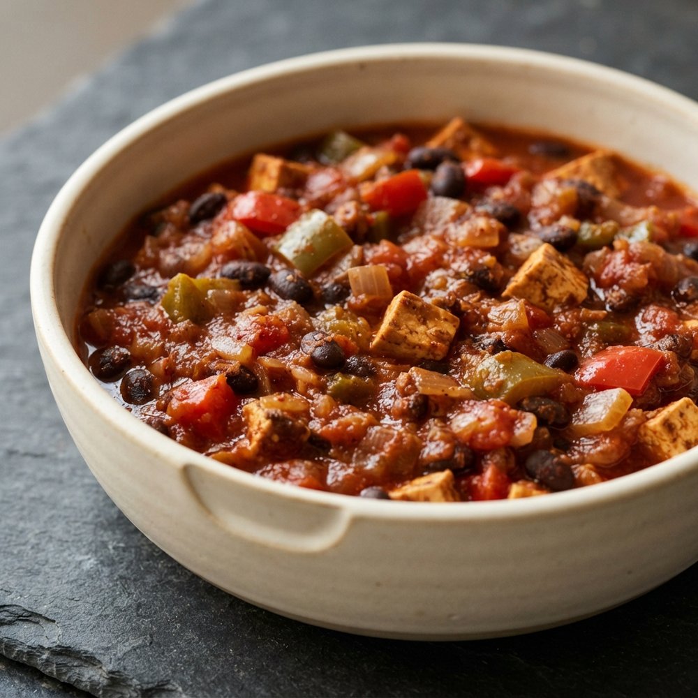 Meatiest Vegetarian Chili from Your Slow Cooker
