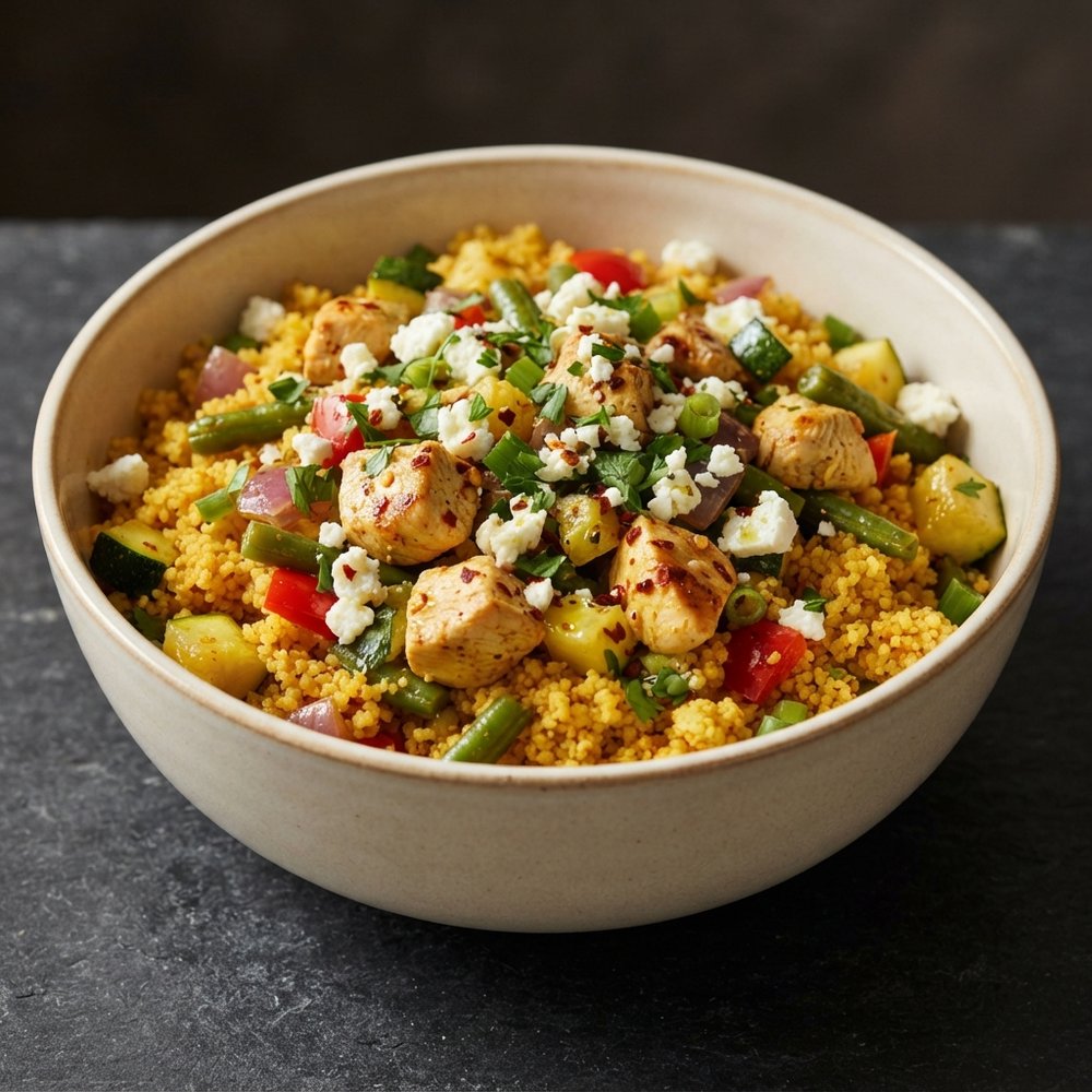 Speedy Chicken Couscous Bowl