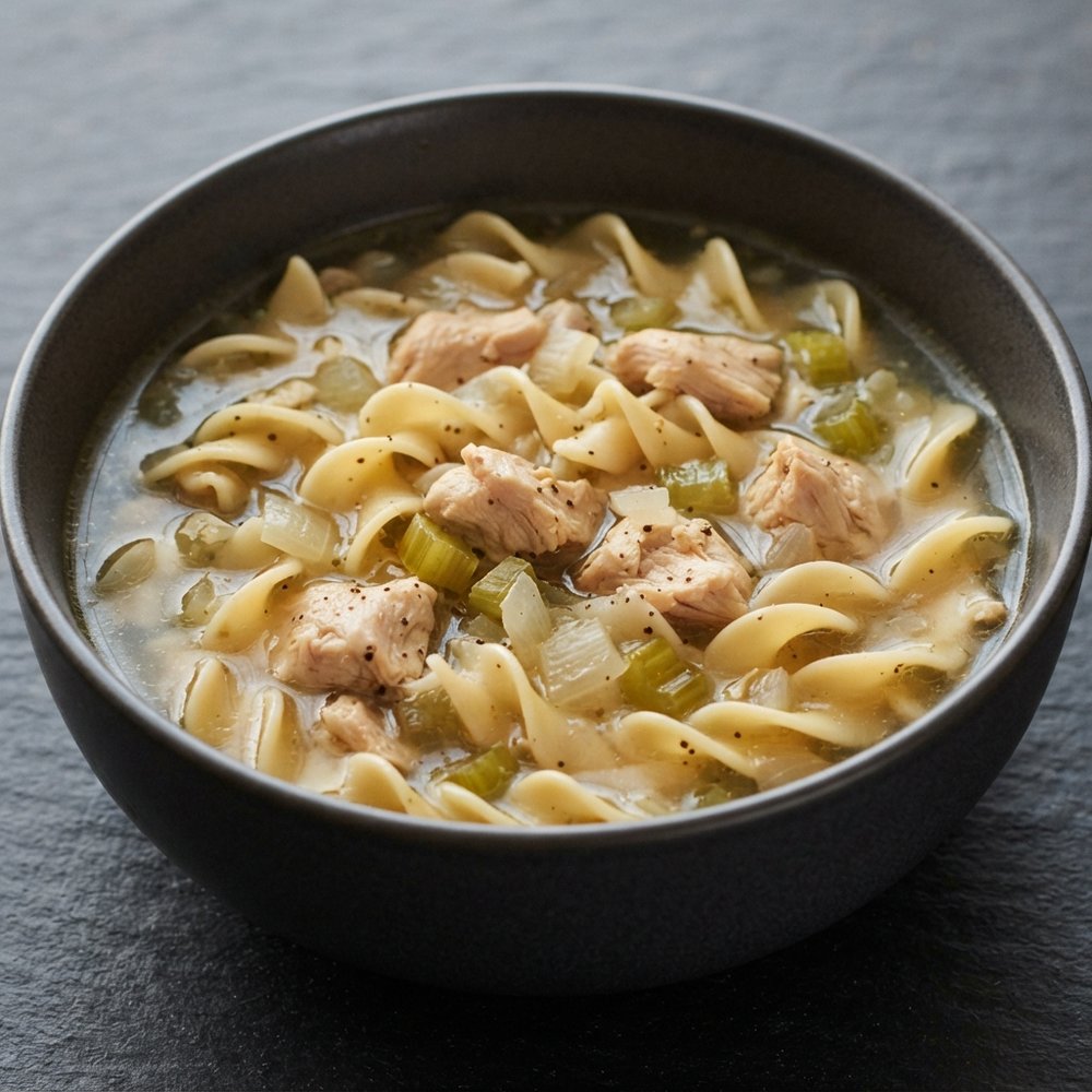 Crockpot Chicken with Egg Noodles