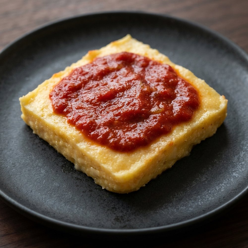 Creamy Polenta with Marinara