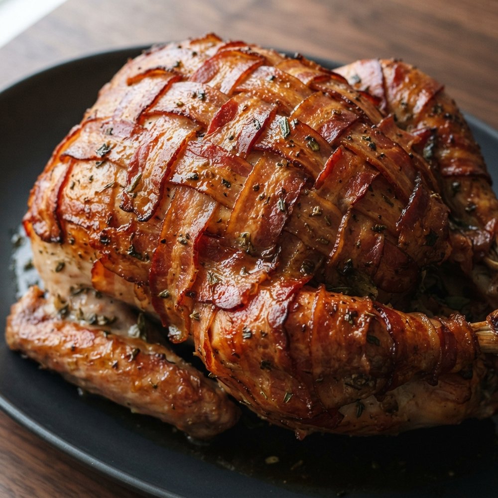 Bacon-Clad Whole Turkey
