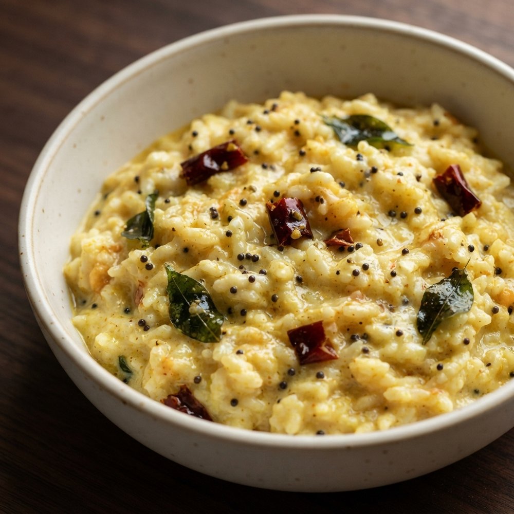Curd Rice with Tempered Spices