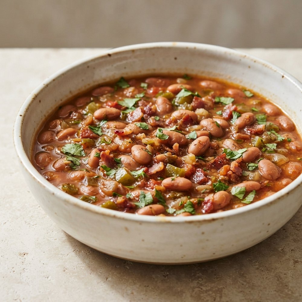 Crockpot Charro Pinto Beans