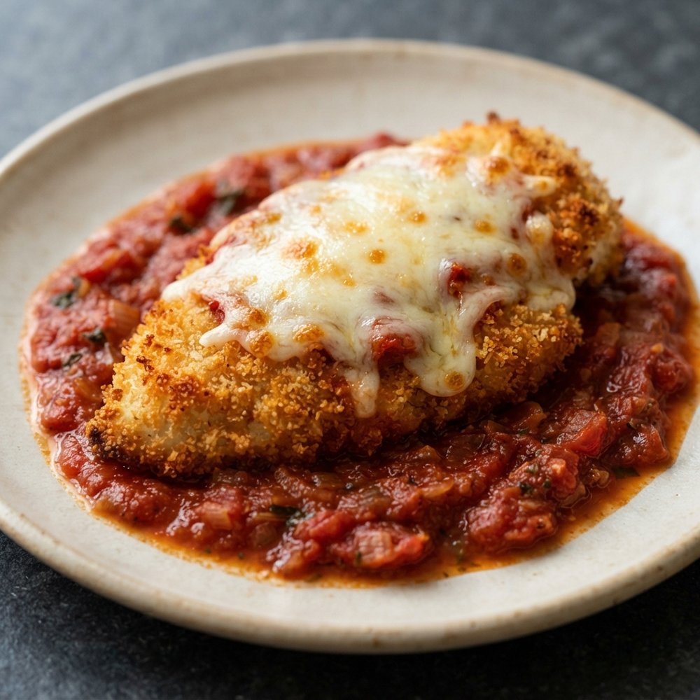 Tomato-Baked Chicken Parmesan