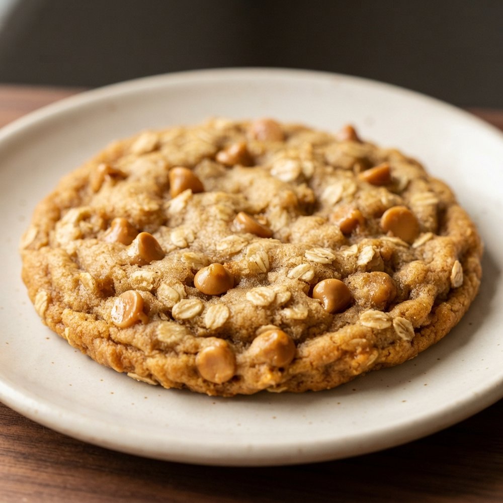Pumpkin Oatmeal Cookies with Butterscotch Chips