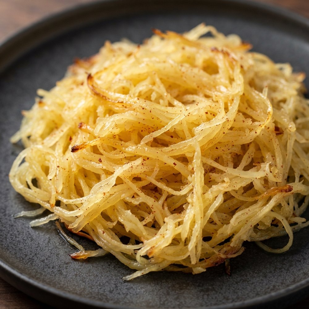Crispy Air-Fried Spaghetti Squash