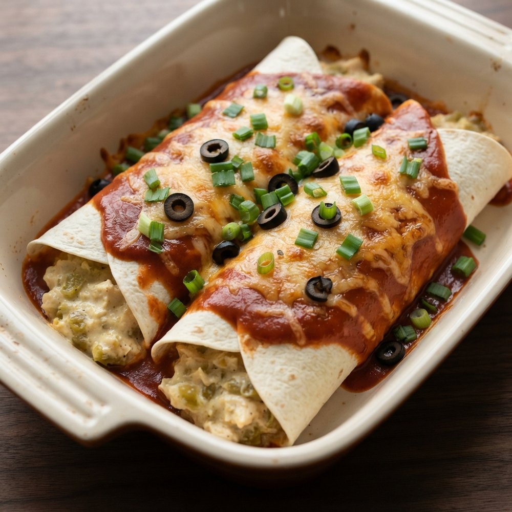 Angela's Creamy Chicken Enchiladas