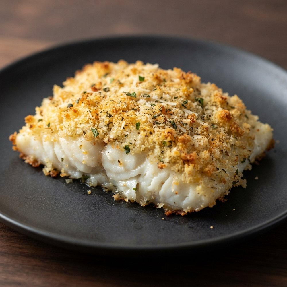 Baked Cod with Italian Parmesan Crumb