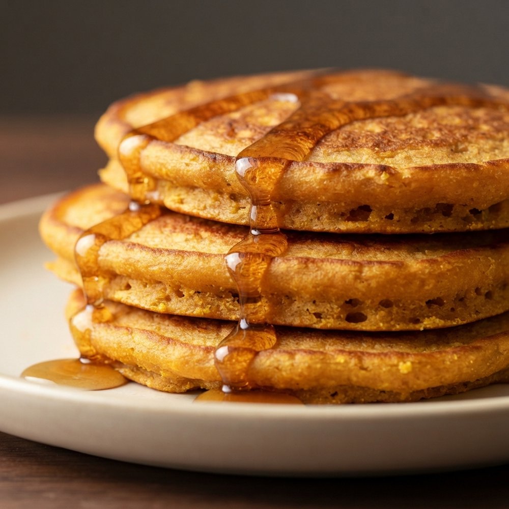 Spiced Pumpkin Cornmeal Griddlecakes