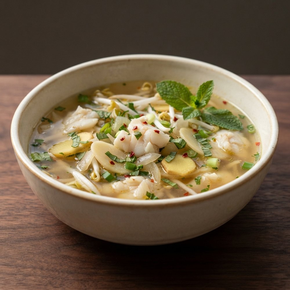 Tangy Holiday Walleye Soup