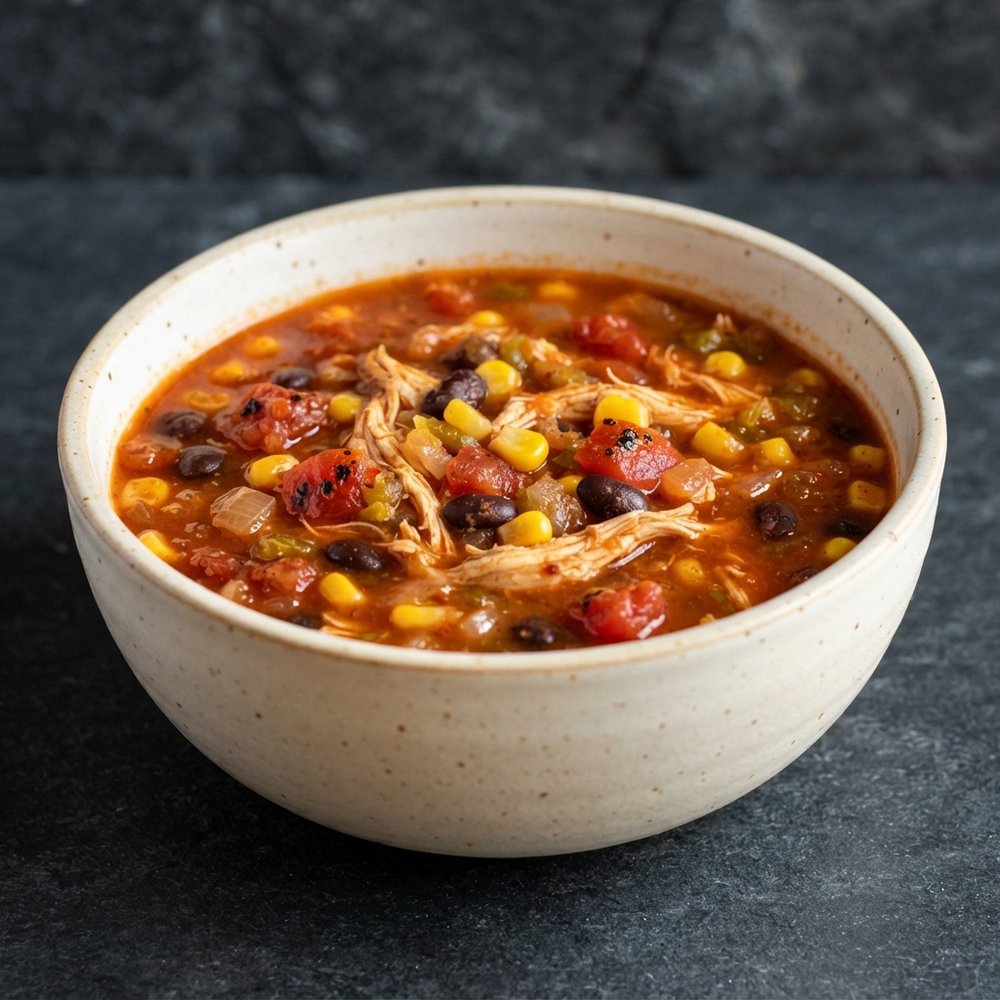 Quick Chicken Enchilada Soup