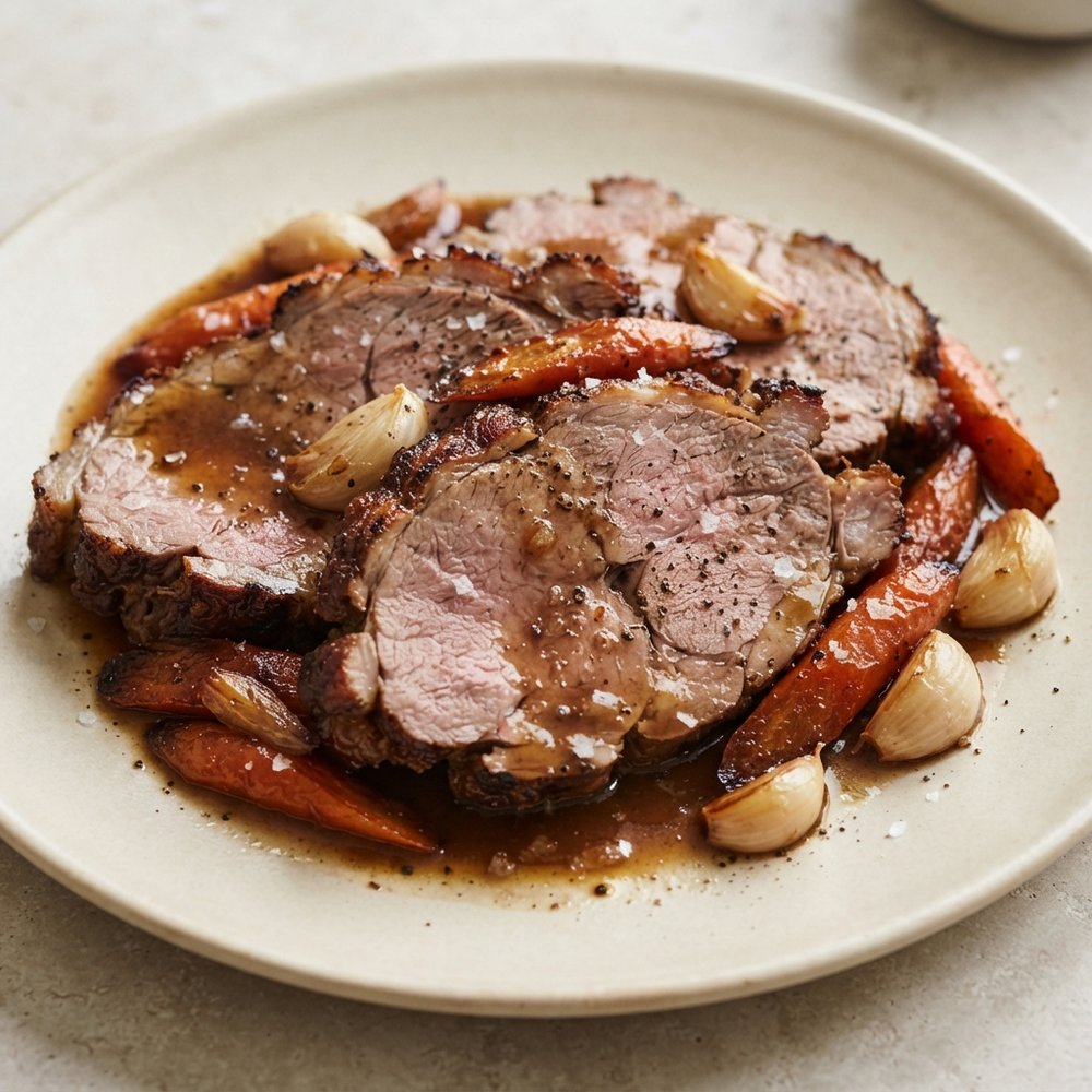 Low-and-Slow Roasted Leg of Lamb