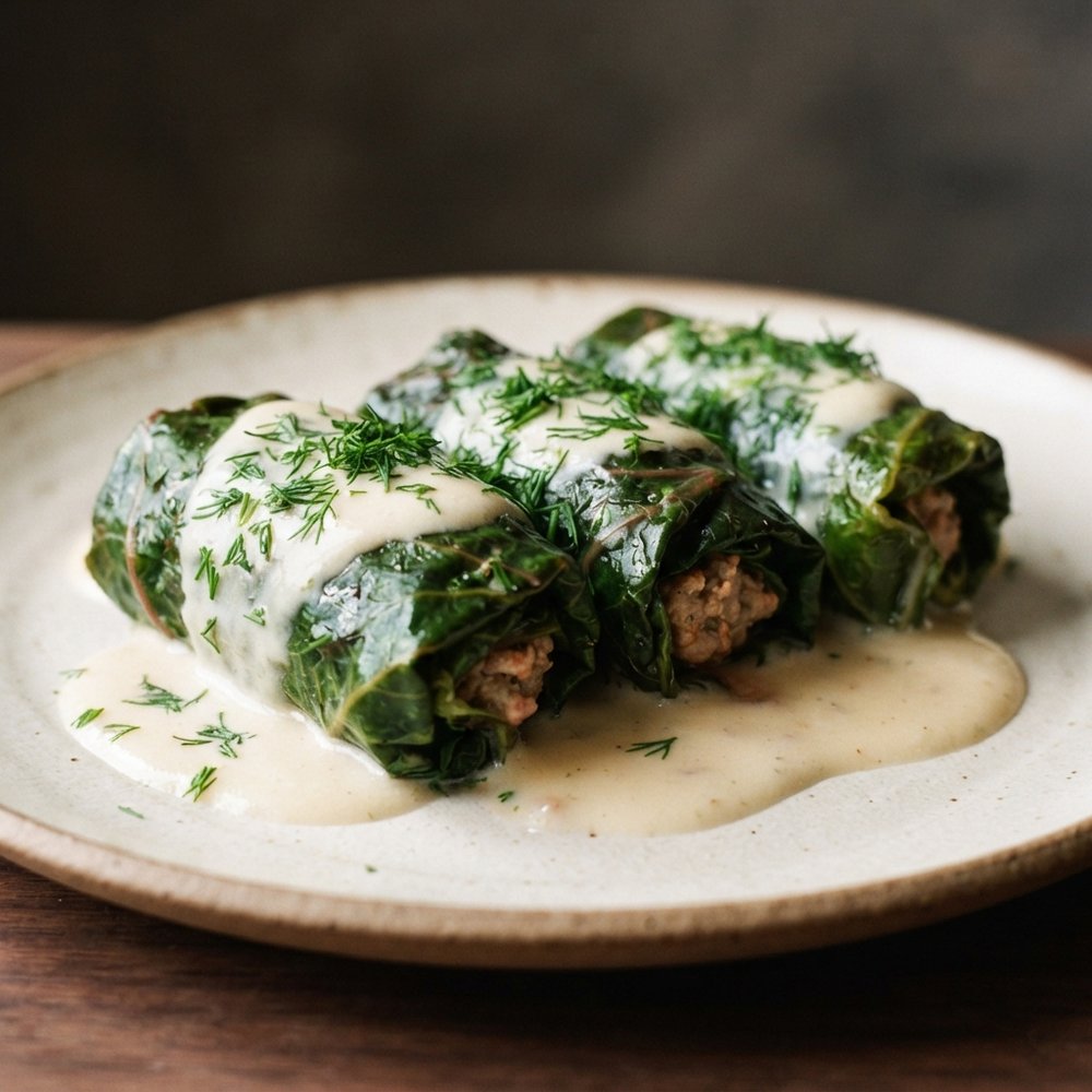 Ukrainian Beet Leaf “Cabbage” Rolls