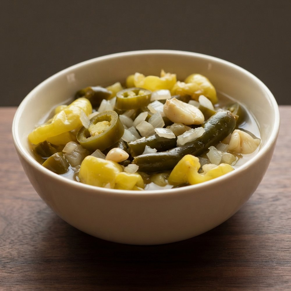Spicy Pickled Pepper Medley