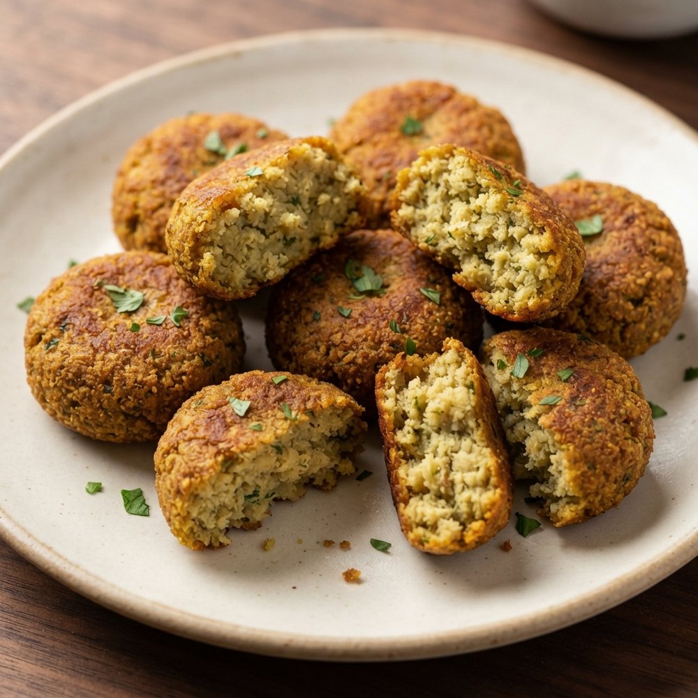 Oven-Baked Falafel Patties