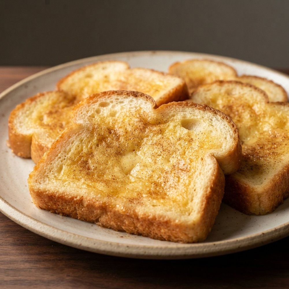 No-Egg Cinnamon Vanilla French Toast
