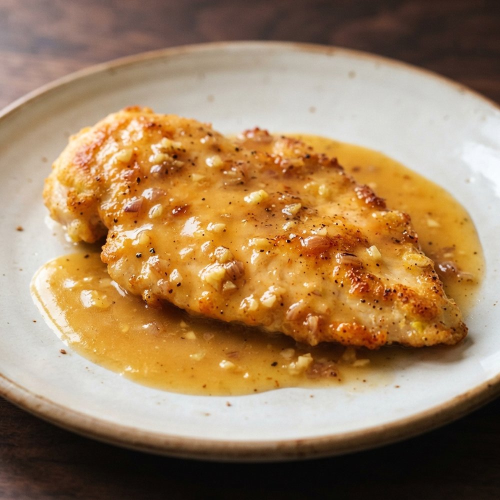 Rochester-Style Chicken French with Lemon–Sherry Sauce