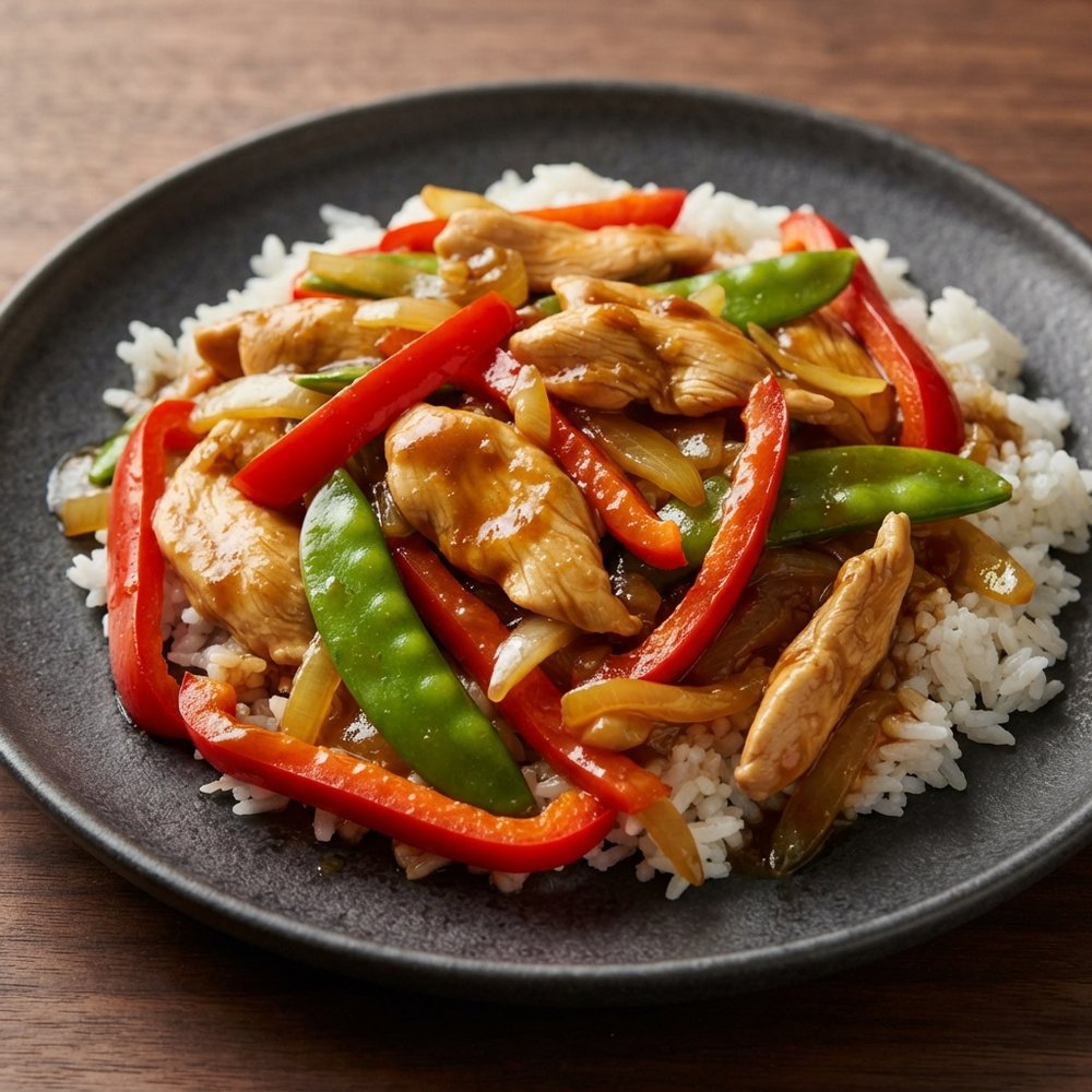Ginger Chicken Stir-Fry with Vegetables
