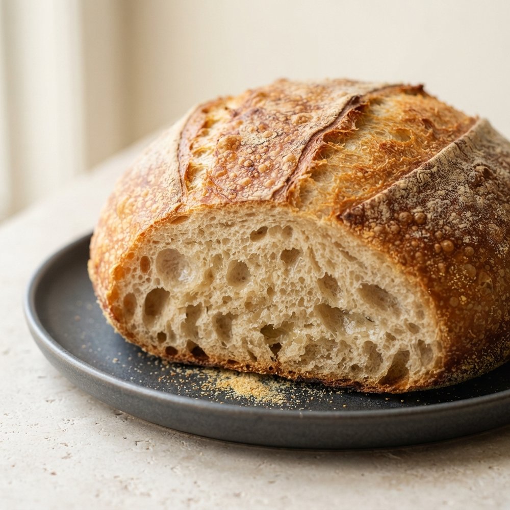 Bakery-Quality No-Knead Sourdough Loaf