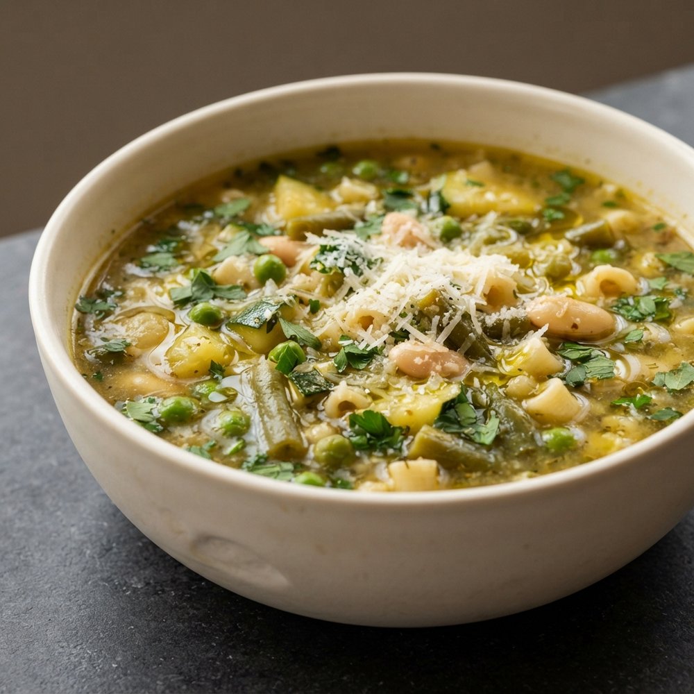 Herbed Green Minestrone Soup