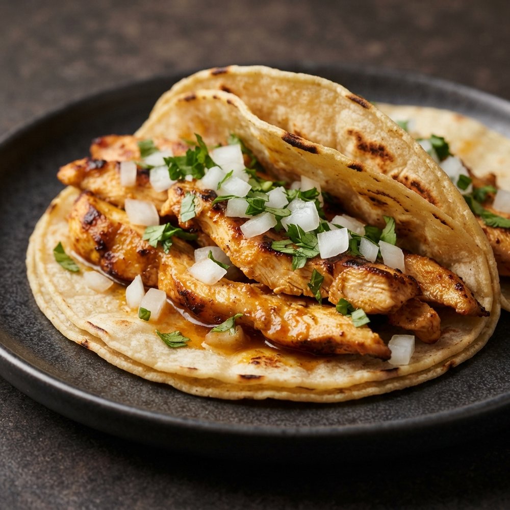 Chipotle-Citrus Marinated Chicken Tacos