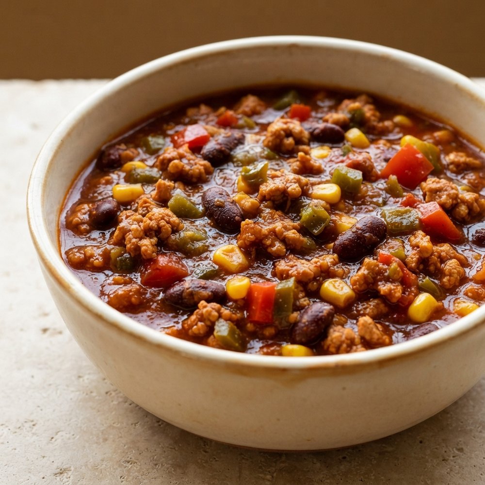 Blazing Scovilles Turkey Chili