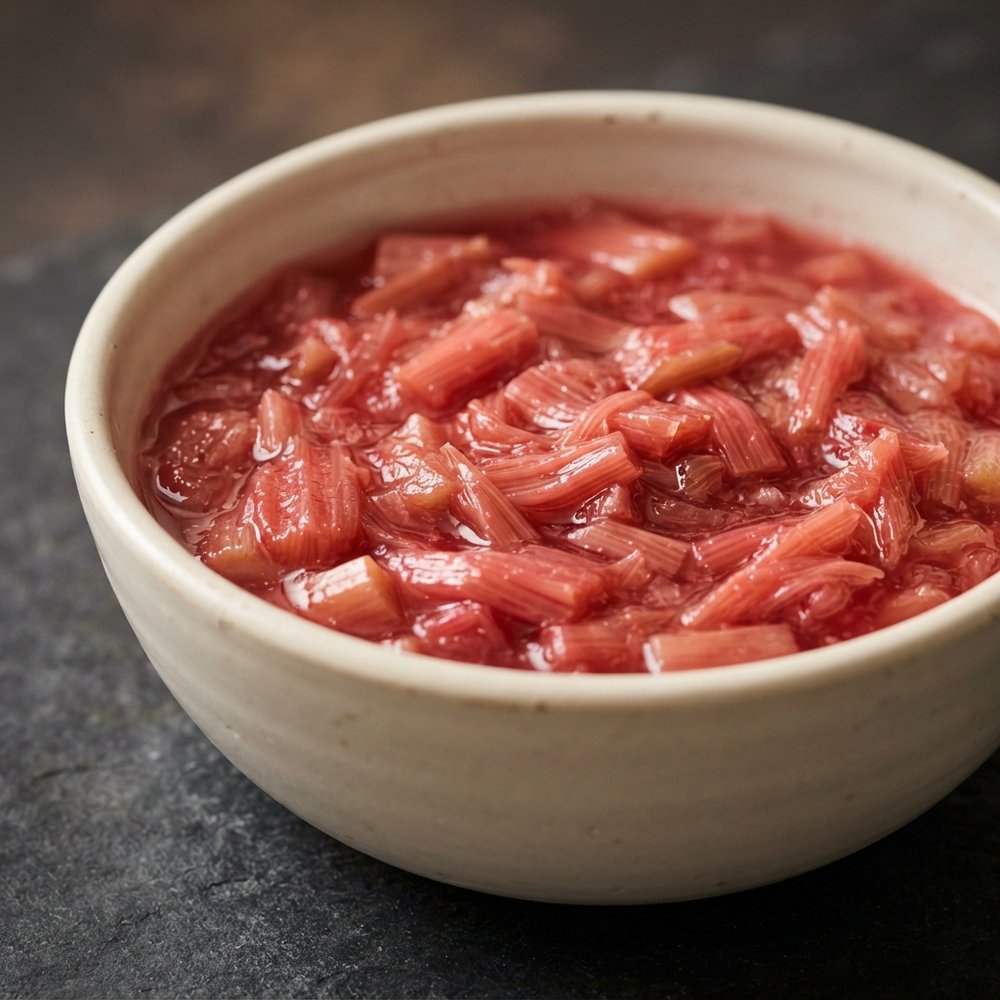 Buttery Sweet-Tart Rhubarb Compote