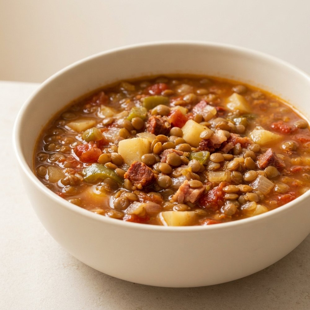 Andalusian-Style Lentil Soup (Sopa de Lentejas)