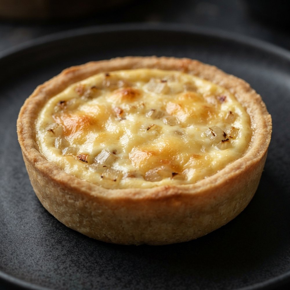 Quick Mini Quiches with Swiss and Onion