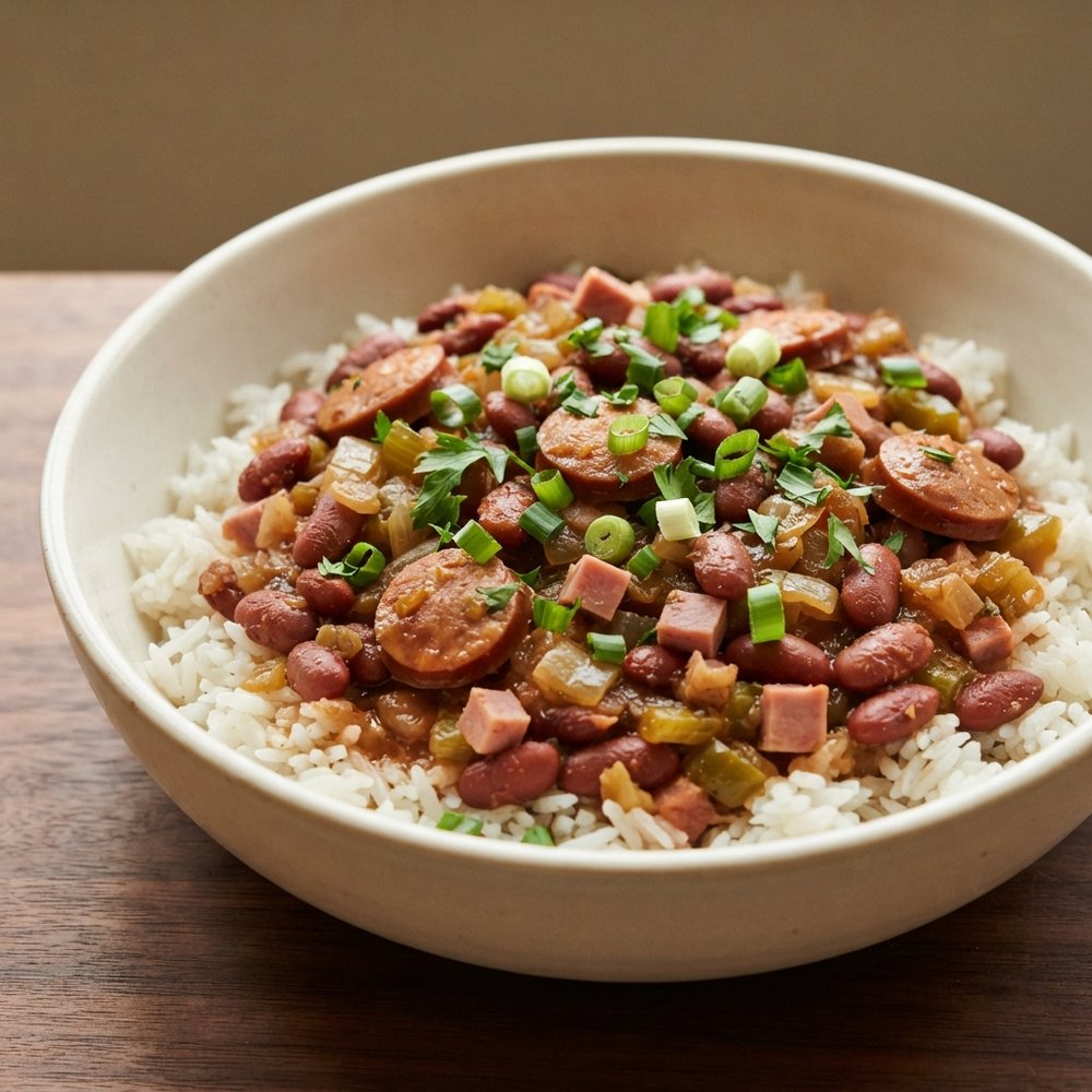 My Creole Red Beans with Rice