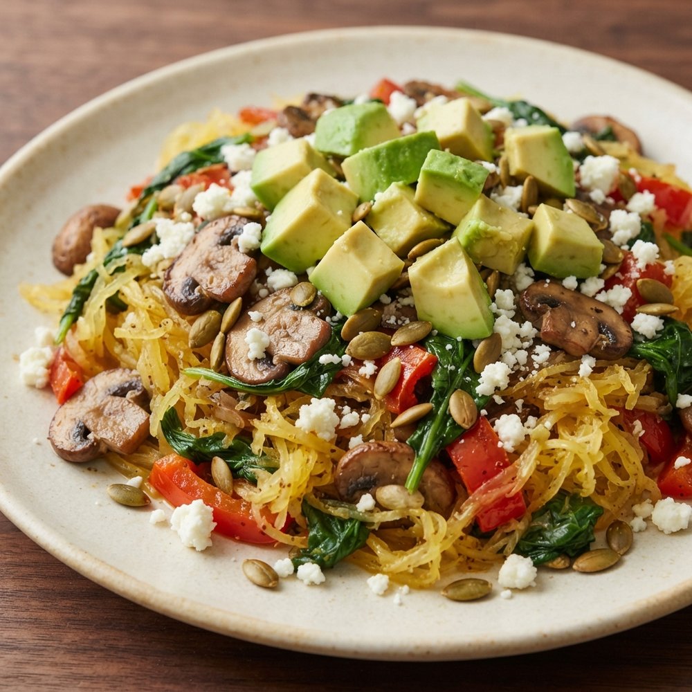 Mexican-Inspired Spaghetti Squash Skillet