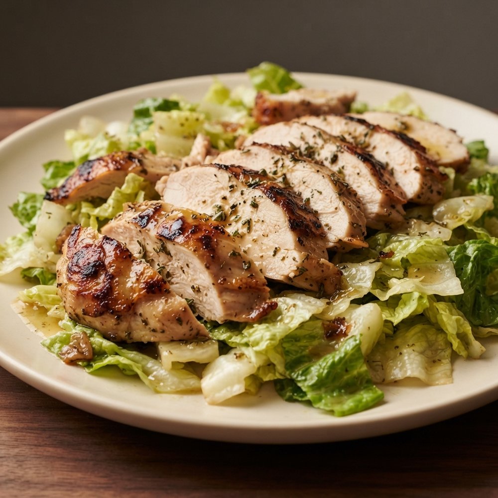 Charred Lemon Chicken Salad