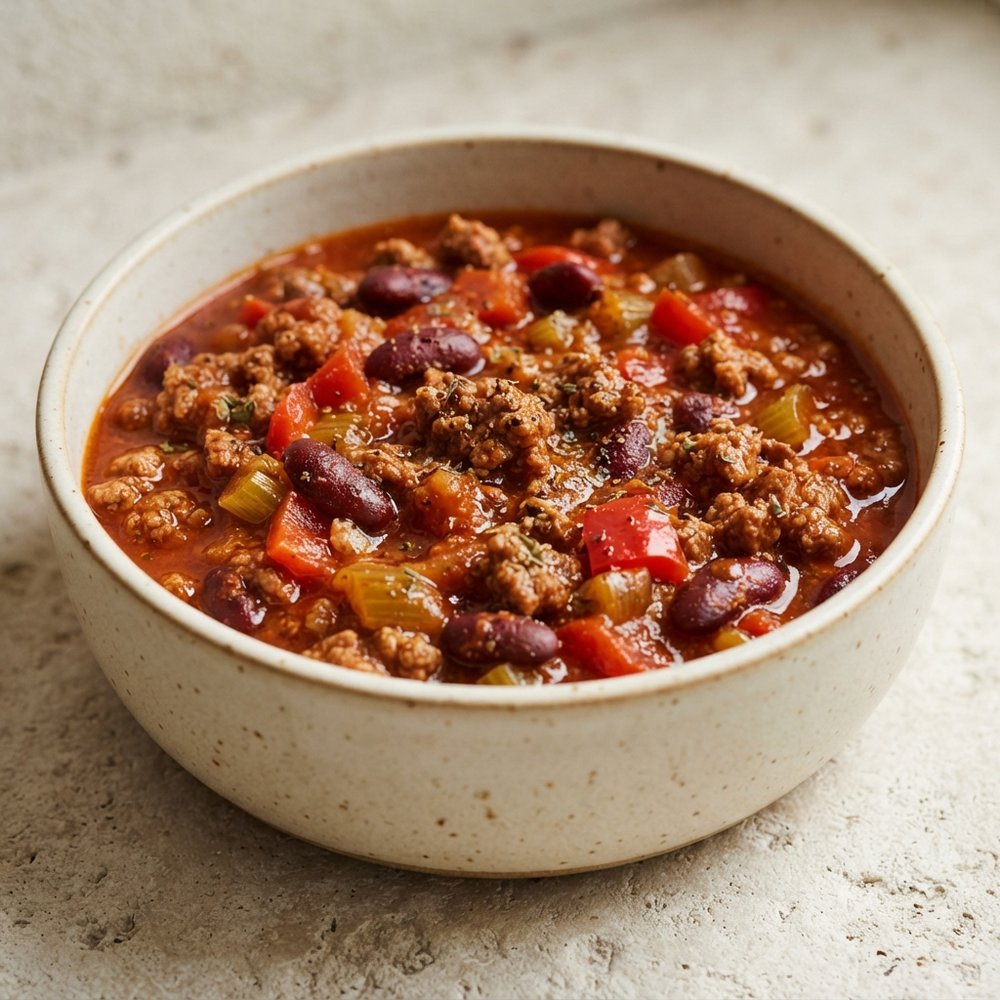 Hearty Tex-Mex Beef and Bean Chili