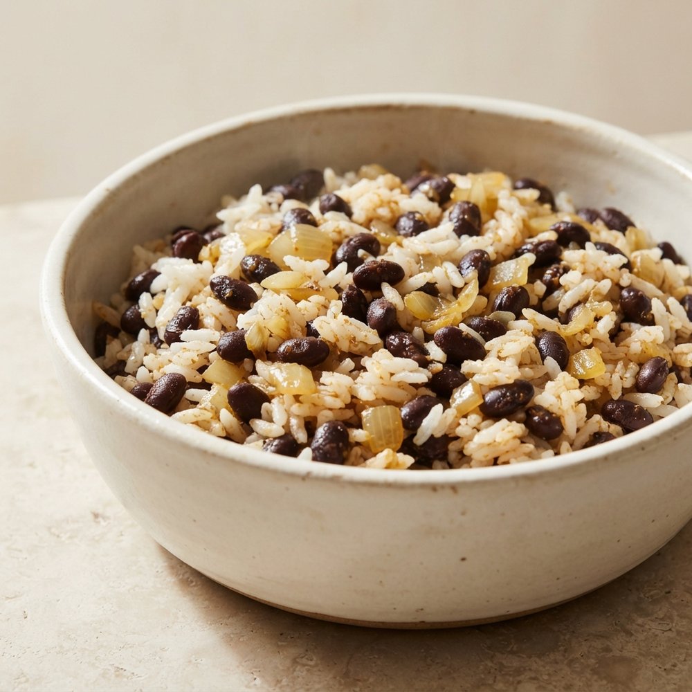 Rice with Black Beans