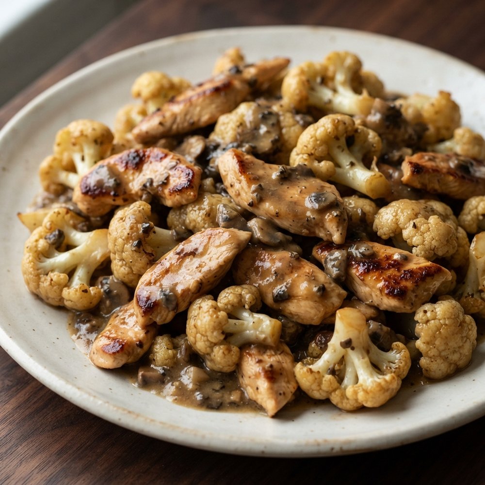 Chicken and Cauliflower Skillet Stir-Fry