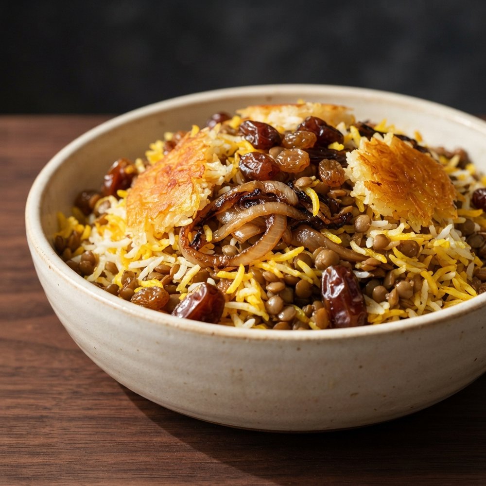Adas Polo (Persian Lentil and Rice Pilaf)