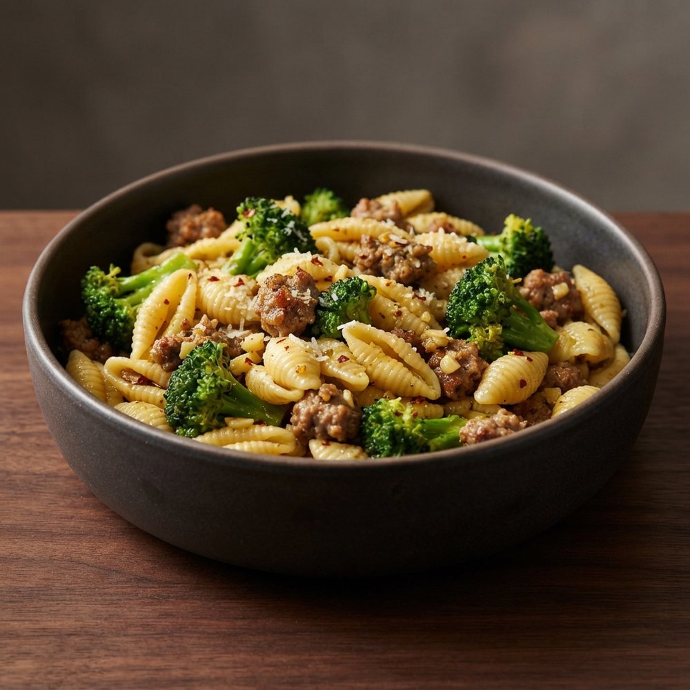 Broccoli and Sausage Cavatelli