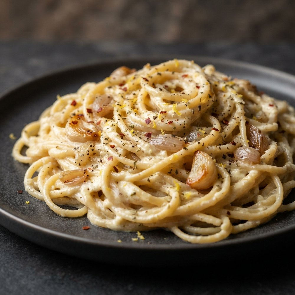 Oven-Roasted Lemon & Boursin Cream Pasta