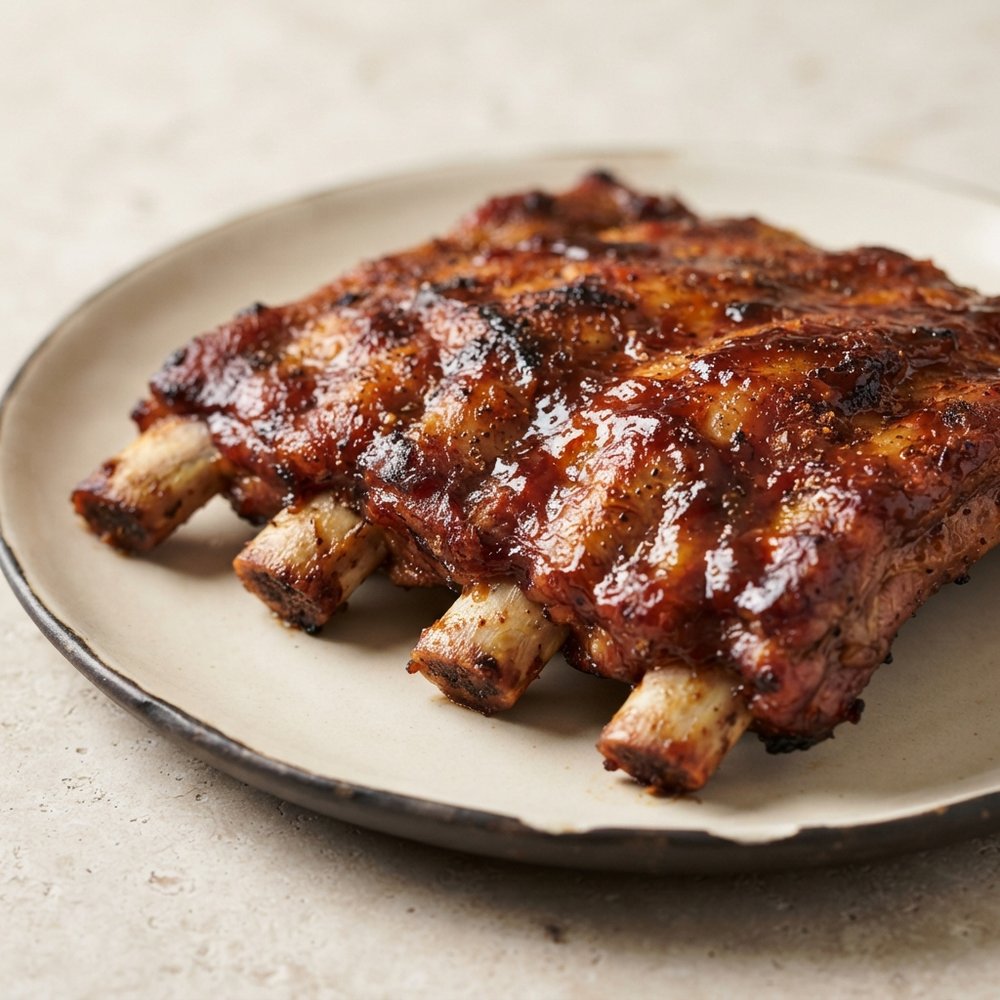 Air-Fried BBQ Baby Back Ribs