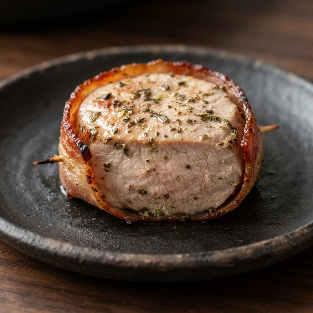 Bacon-Wrapped Pork Medallions