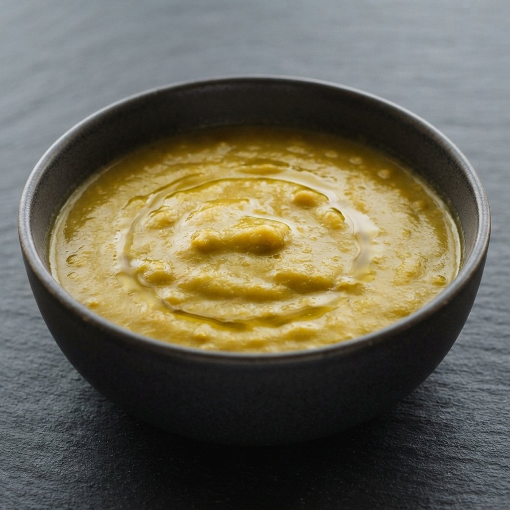 Curried Split Pea Soup with Lemon