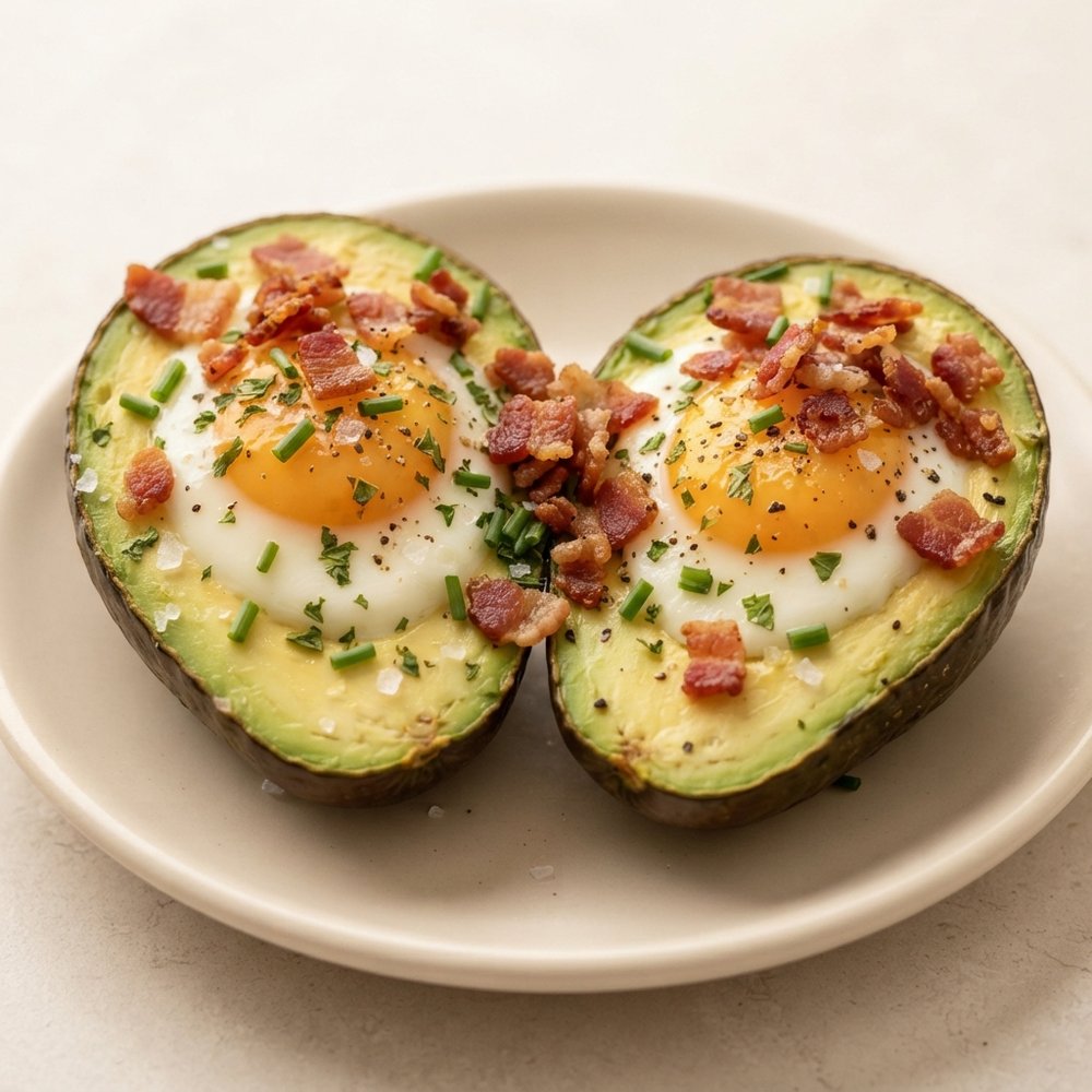 Paleo Avocado Boats with Baked Eggs