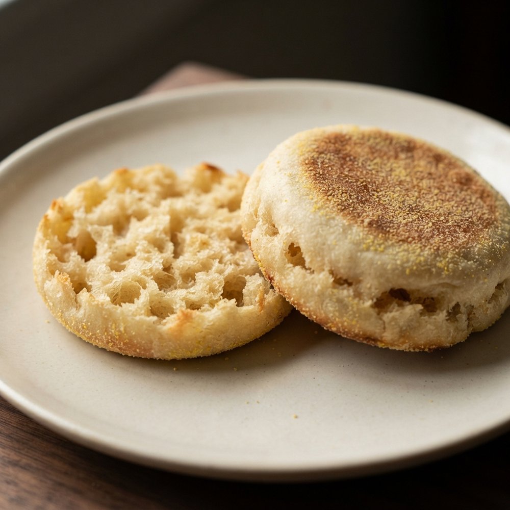 Tangy Sourdough English Muffins