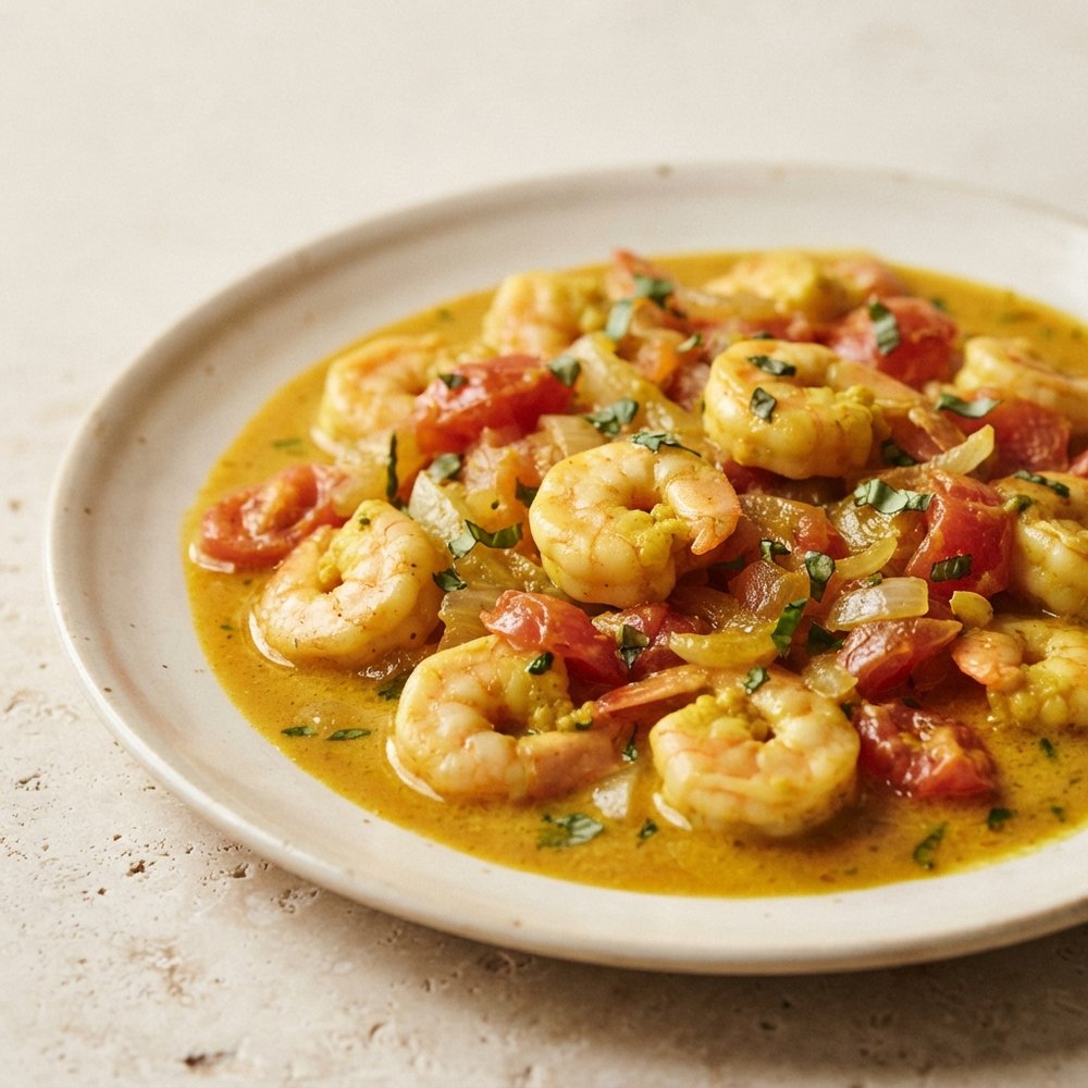 Thai-Inspired Coconut Basil Shrimp