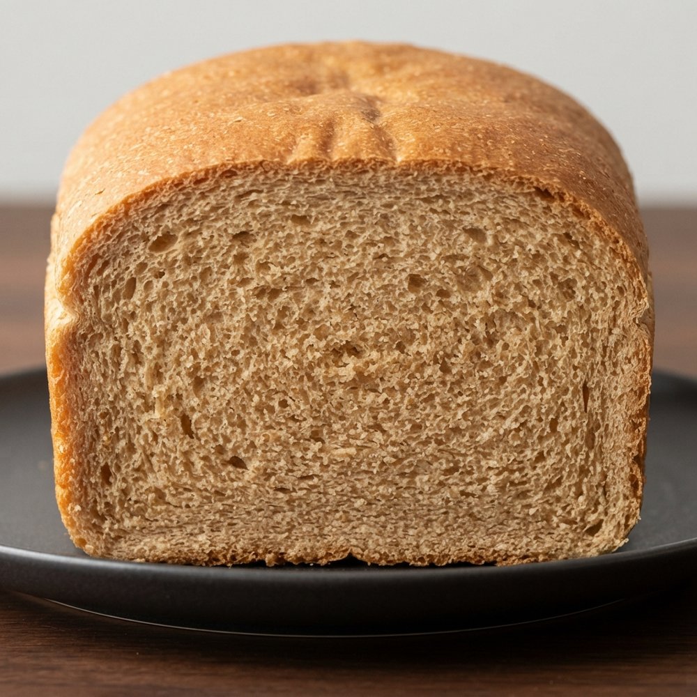 Bread Machine No-Sugar Whole Wheat Bread