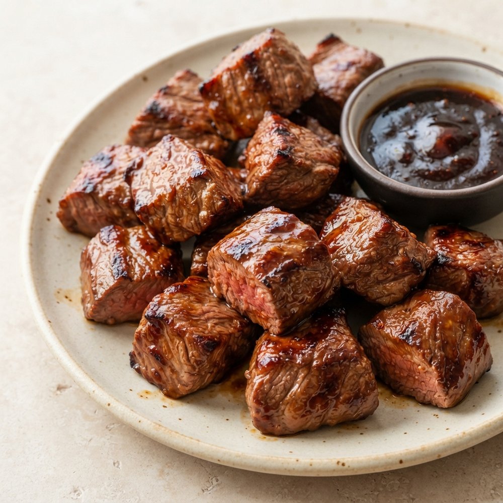 Glazed Teriyaki Sirloin Tips